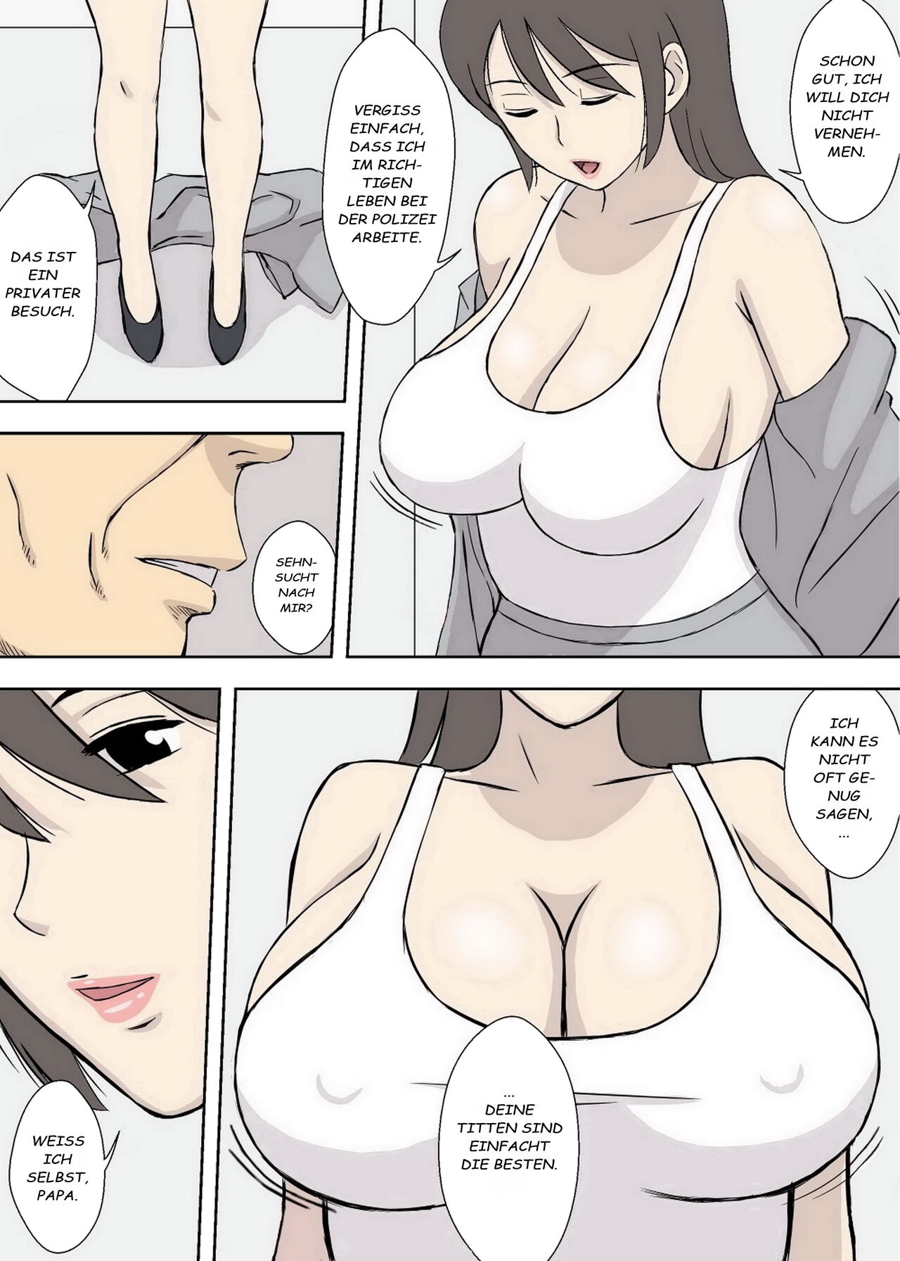 Tetsugoushi to Chichi Musume | Eisengitter zwischen vater und tochter von  urakan - Page 4 - HentaiEra