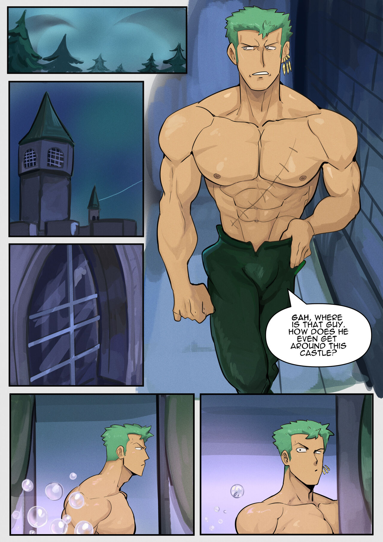 Mihawk x Zoro - Page 1 - HentaiEra