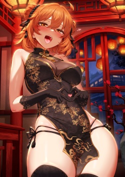 China Dress Gudako & China Gudako Back Hame & チャイナぐだ子搾精騎乗位