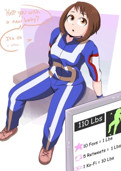 The fattening ''Baby''/ Overcome Uraraka