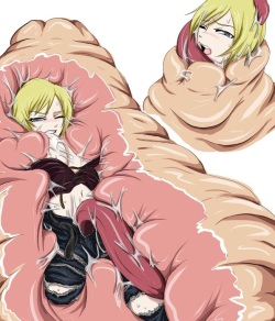 BHM - Monster Lab - Parasite Eve - Aya Brea - Vore Tentacles Restraint Ryona