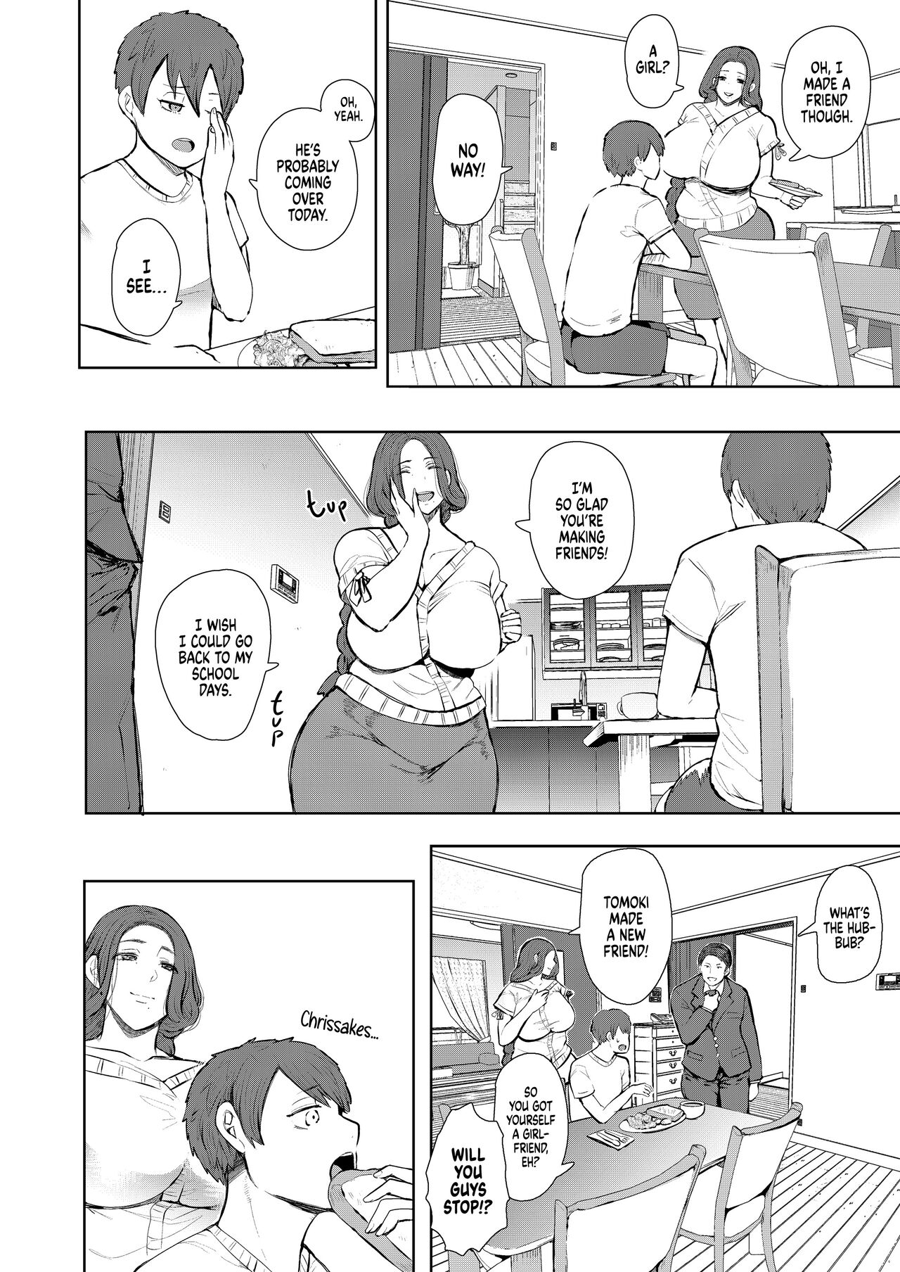 Mukashi no Uwaki Aite no Ko ga Jitsu wa Watashi no Musuko no Doukyuusei de  - Page 4 - HentaiEra