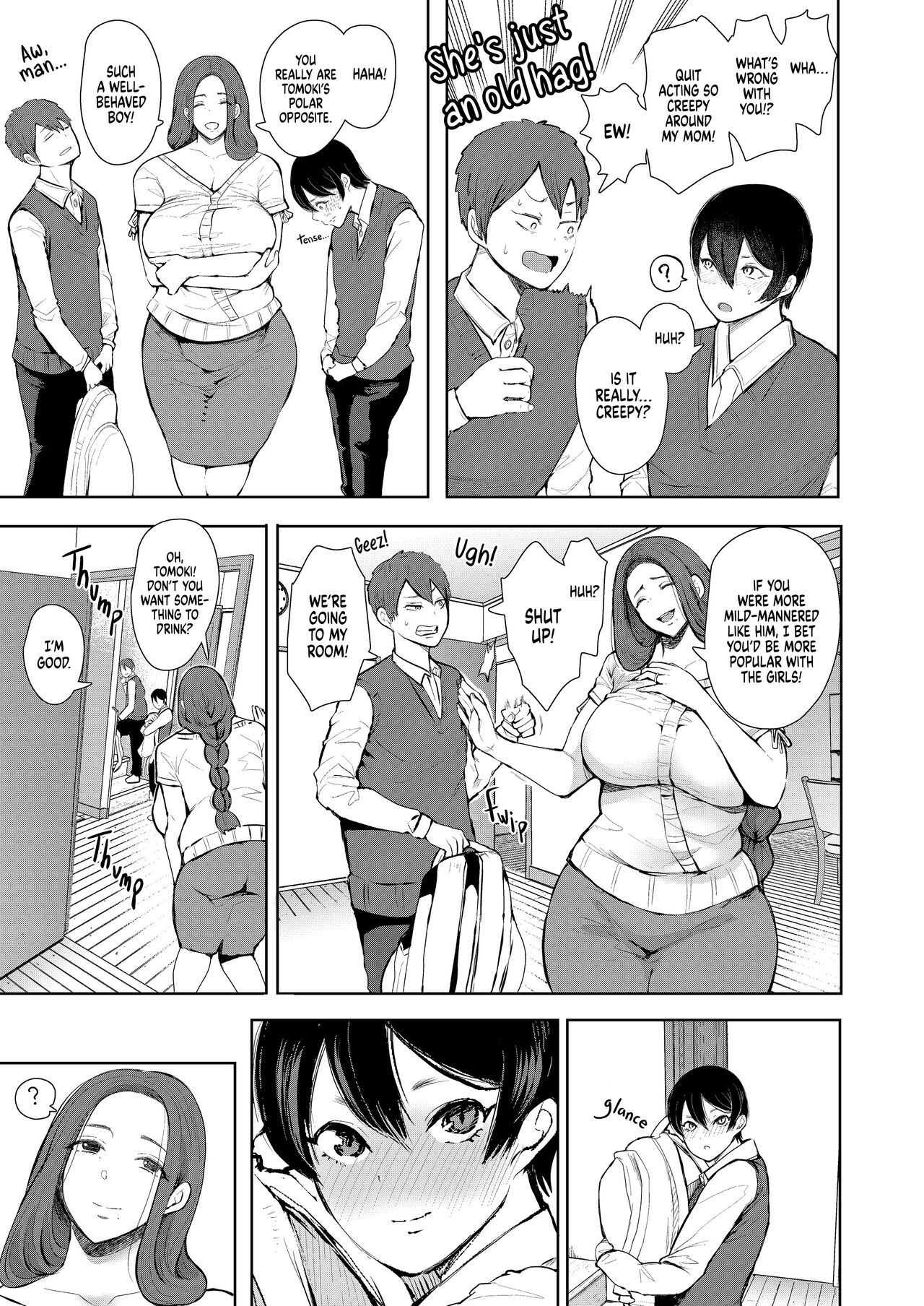 Mukashi no Uwaki Aite no Ko ga Jitsu wa Watashi no Musuko no Doukyuusei de  - Page 9 - HentaiEra