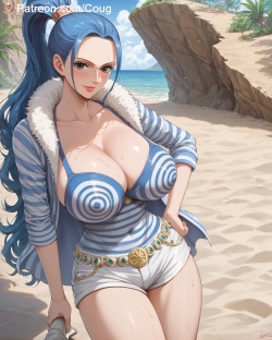 Nefertari Vivi hentai in One Piece