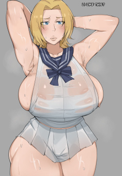 Rangiku in sailor outift