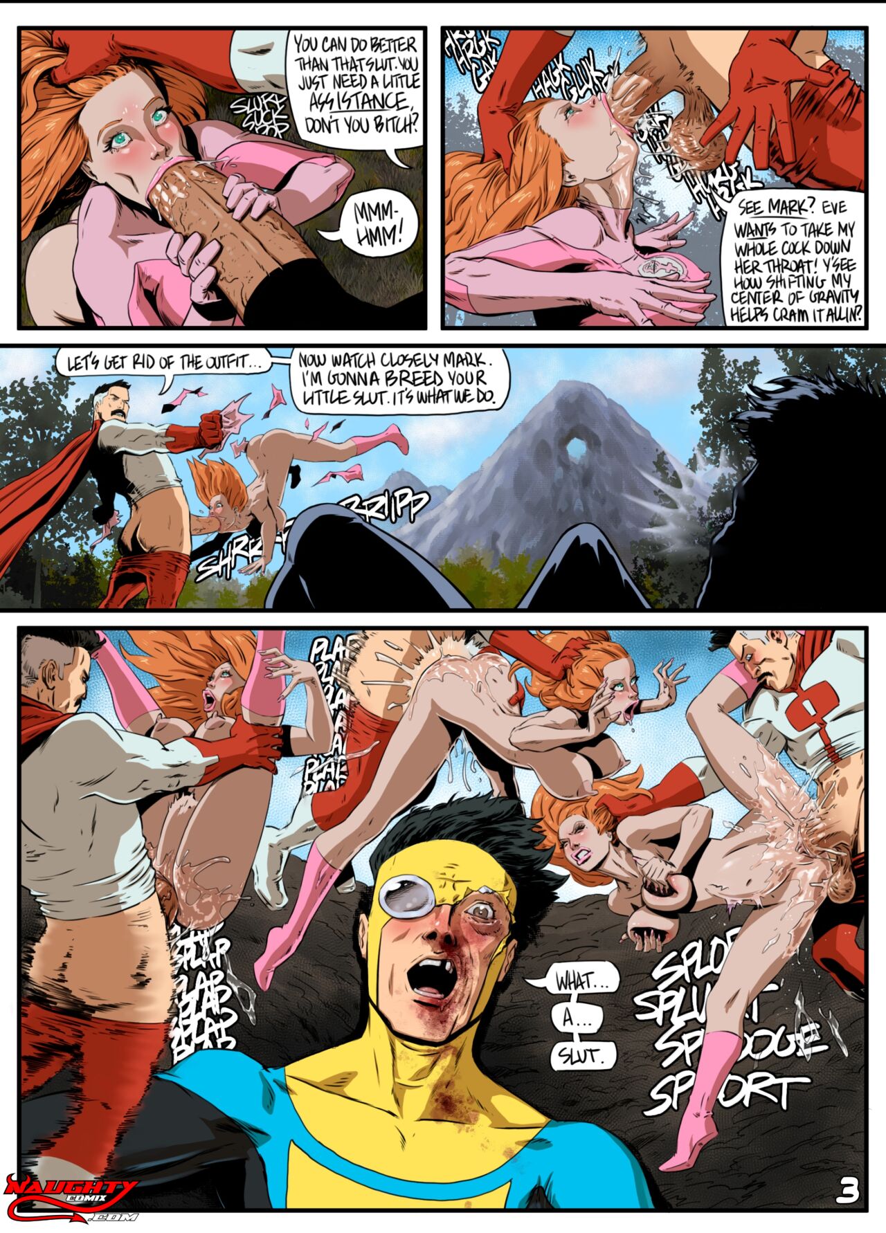 Not so Invincible - Page 3 - HentaiEra
