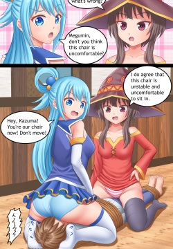 Konosuba Girls Farting