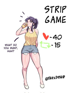 Misato Katsuragi Strip Game