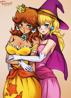 Peach x Daisy Halloween