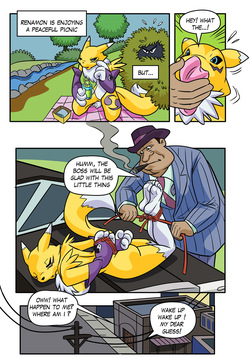 Renamon Tickled By Turtelli