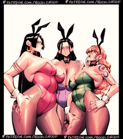 One piece bunny girls