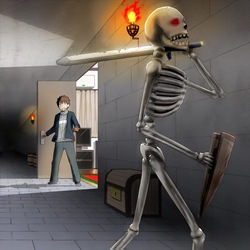 [RJ01321951] My house is suddenly a dungeon! Naturally, I'm holed up in my room