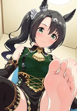 Umamusume Prety Derby scratch feet