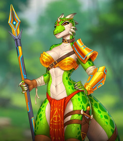 Humans are not that against Lizardwomen /HF gallery/